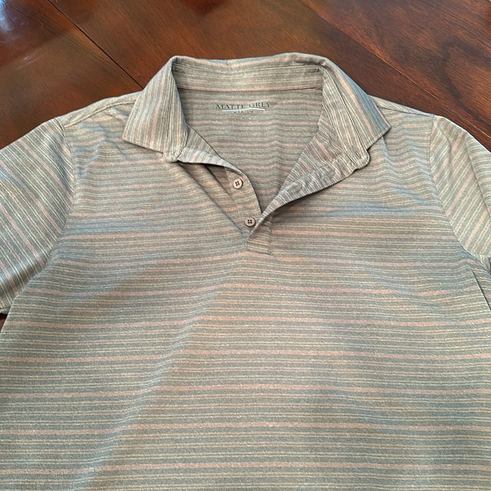 Matte Grey polo medium excellent condition
